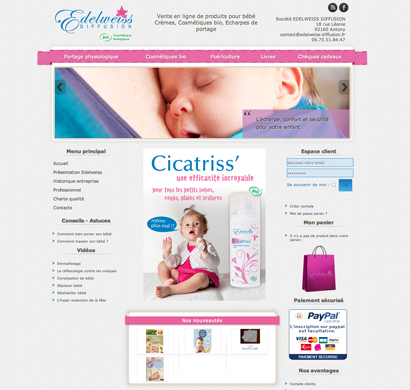 Edelweiss diffusion