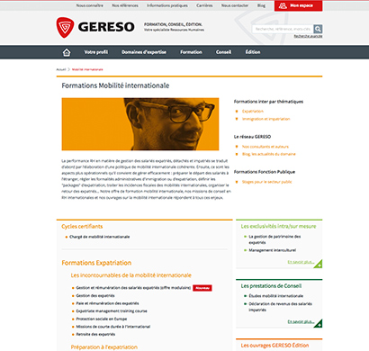 Formation, Conseil, Édition - GERESO