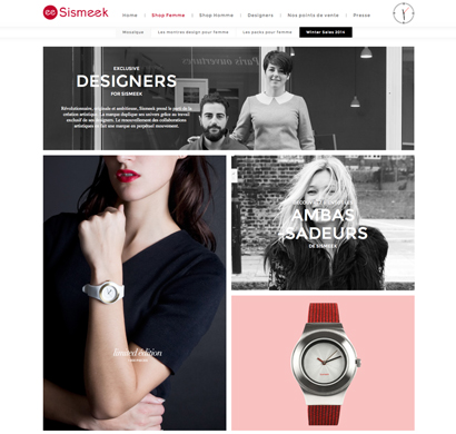 Montres design Sismeek